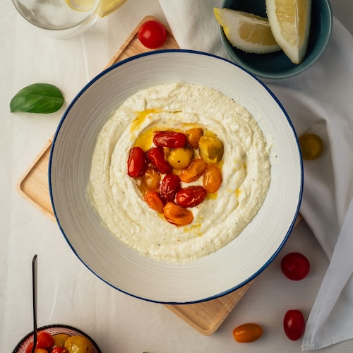 Whipped Feta Roasted Tomatoes